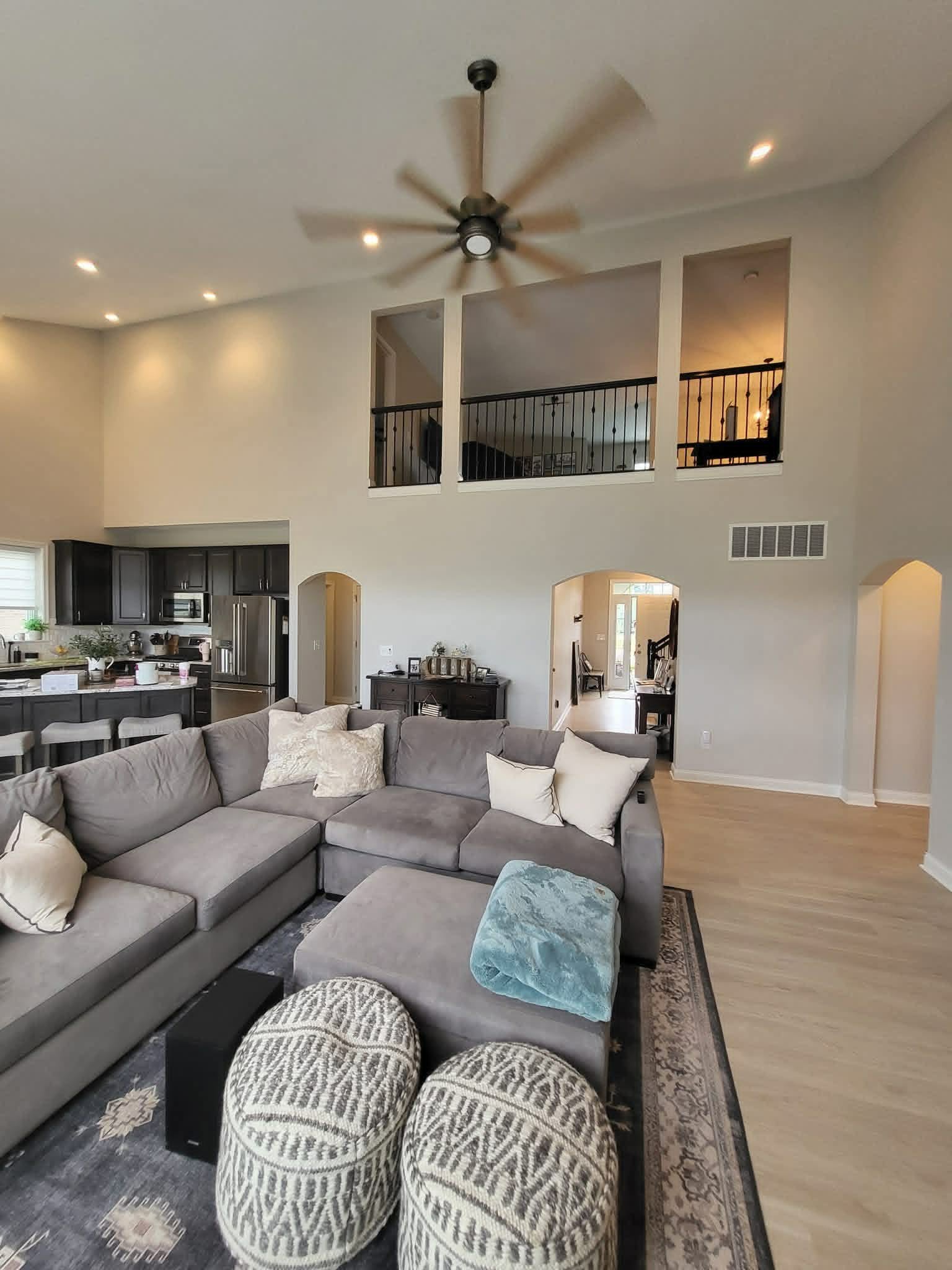 Drywall and ceiling finish example